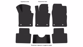 Interior mats for the Mazda 3 (BP) 2019-… IV generation Hatchback - Фото 4