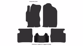 Interior mats for the Mazda 6 (GG/MPS) 2002-2008 I generation EU Sedan AWD - Фото 3