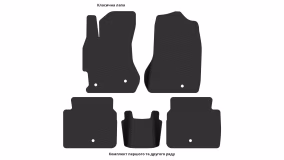 Interior mats for the Mazda 6 (GH) 2008-2012 II generation EU Universal - Фото 3