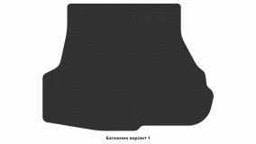 Interior mats for the Mazda 626 (GF/GW) 1997-2002 V generation EU Liftback - Фото 2
