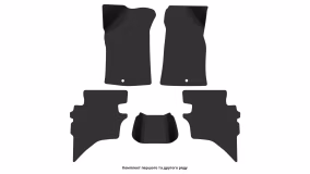 Interior mats for the Mazda B-Series B2500 1998-2006 V generation JP Pickup 4-door AWD - Фото 2