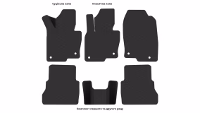 Interior mats for the Mazda CX-5 (KF) 2017-2025 II generation US Crossover - Фото 4