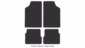 Interior mats for the Mazda 323 (BF) 1985-1989 III generation EU Sedan 5-door - Фото 2