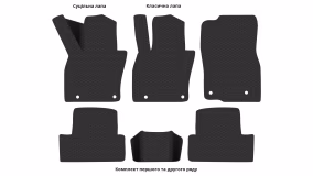 Interior mats for the Mazda CX-60 2022-… I generation EU Crossover - Фото 3