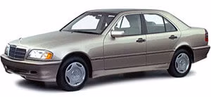 Interior mats for the Mercedes-Benz W202 C-Class 1993-2001 I generation EU Sedan