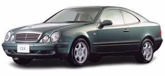 Interior mats for the Mercedes-Benz W208 (C208) CLK-Class 1997-2002 I generation EU Coupe