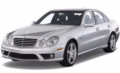 Interior mats for the Mercedes-Benz W211 E-Class 2002-2009 III generation EU Sedan AWD
