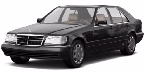 Interior mats for the Mercedes-Benz W140 (V140) S-Class 1991-1998 III generation EU Sedan Long