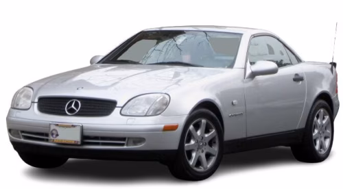 Interior mats for the Mercedes-Benz R170 SLK-Class 1996-2004 I generation EU Coupe