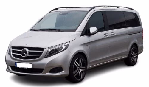 Interior mats for the Mercedes-Benz EQV/(W447) Vito V-Class 2014-… III generation EU VAN 5-door 8-seater Long