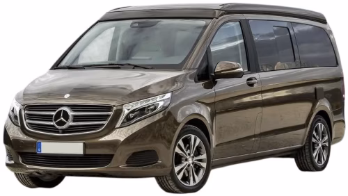 Interior mats for the Mercedes-Benz EQV/(W447) Vito V-Class 2014-… III generation EU VAN 4-door 7-seater Long