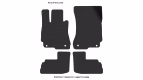 Interior mats for the Mercedes-Benz C216 CL-Class 2006-2013 III generation US Coupe - Фото 3