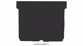 Interior mats for the Mercedes-Benz Vaneo (W414 ) 2001-2005 I generation EU Minivan - Фото 2
