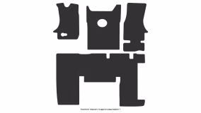Interior mats for the Mercedes-Benz Vario T2W 1996-2013 I generation EU VAN - Фото 3