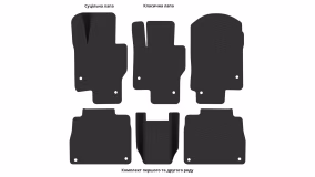 Interior mats for the Mercedes-Benz X167 GLS-Class 2019-… III generation EU Crossover - Фото 2