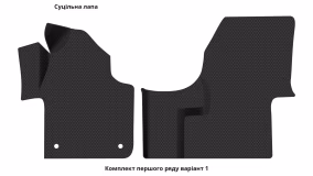 Interior mats for the Mercedes-Benz Sprinter (W907/910) 2018-… III generation EU VAN - Фото 3