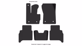 Interior mats for the Mercedes-Benz W463 G-Class (Gelandewagen) 2018-2024 III generation EU Crossover - Фото 3