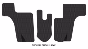 Interior mats for the Mercedes-Benz X166 GL-Class 2012-2015 II generation US Crossover pre-restyling 7-seater - Фото 4