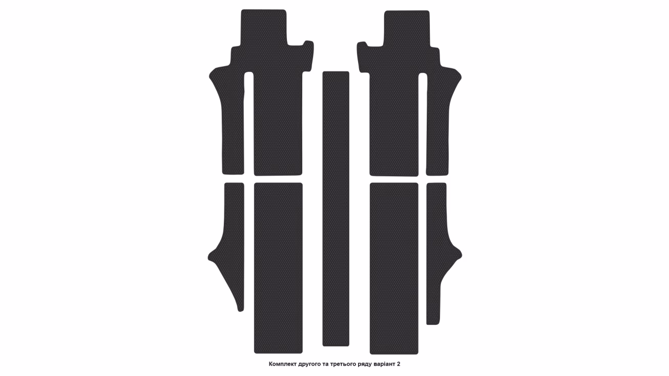 Interior mats for the Mercedes-Benz W639 V-Class Viano/Vito 2003-2014 II generation EU VAN 5-door 6-seater - Фото 6