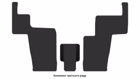 Interior mats for the Mercedes-Benz X166 GLS-Class 2015-2019 II generation EU Crossover restyling 7-seater - Фото 6