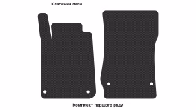 Interior mats for the Mercedes-Benz R170 SLK-Class 1996-2004 I generation EU Cabriolet - Фото 2