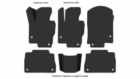 Interior mats for the Mercedes-Benz C167 GLE Coupe 2019-… II generation EU Crossover - Фото 3