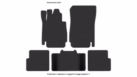 Interior mats for the Mercedes-Benz W463 G-Class (Gelandewagen) 2012-2018 II generation EU Crossover 3 restyling 5-door - Фото 5