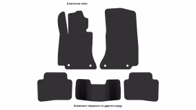Interior mats for the Mercedes-Benz W206 C-Class 2021-… V generation EU Sedan - Фото 3
