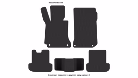 Interior mats for the Mercedes-Benz W204 C-Class 2007-2014 III generation EU Sedan - Фото 4