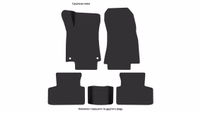 Interior mats for the Mercedes-Benz X247 GLB-Class 4MATIC 2019-… I generation EU Crossover - Фото 3