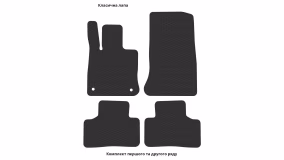 Interior mats for the Mercedes-Benz X254 GLC-Class 2022-… II generation EU Crossover - Фото 2