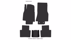Interior mats for the Mercedes-Benz W245 B-Class 2005-2011 I generation JP Hatchback - Фото 3