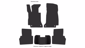 Interior mats for the Mercedes-Benz W213 (E220) E-Class 2020-2023 V generation EU Sedan restyling - Фото 3