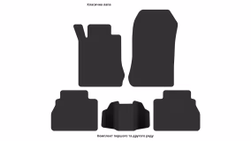 Interior mats for the Mercedes-Benz W210 E-Class 1995-2002 II generation EU Universal - Фото 3