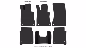 Interior mats for the Mercedes-Benz W223 S-Class 2020-… VII generation EU Sedan Long - Фото 3