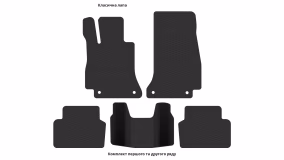 Interior mats for the Mercedes-Benz W213 (S213) E-Class 2016-2023 V generation EU Universal - Фото 3