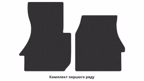 Interior mats for the Mercedes-Benz T2 (609D) 1986-1996 II generation EU VAN - Фото 2