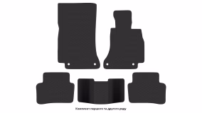 Interior mats for the Mercedes-Benz W213 E-Class 2016-2020 V generation EU Sedan pre-restyling right-hand - Фото 2