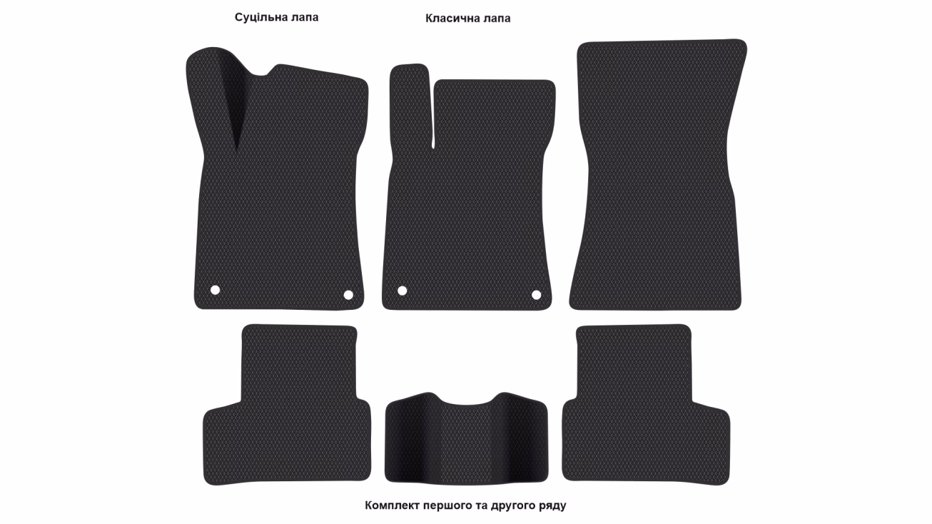 Interior mats for the Mercedes-Benz H 247 GLA-Class 2019-… II generation EU Crossover - Фото 2
