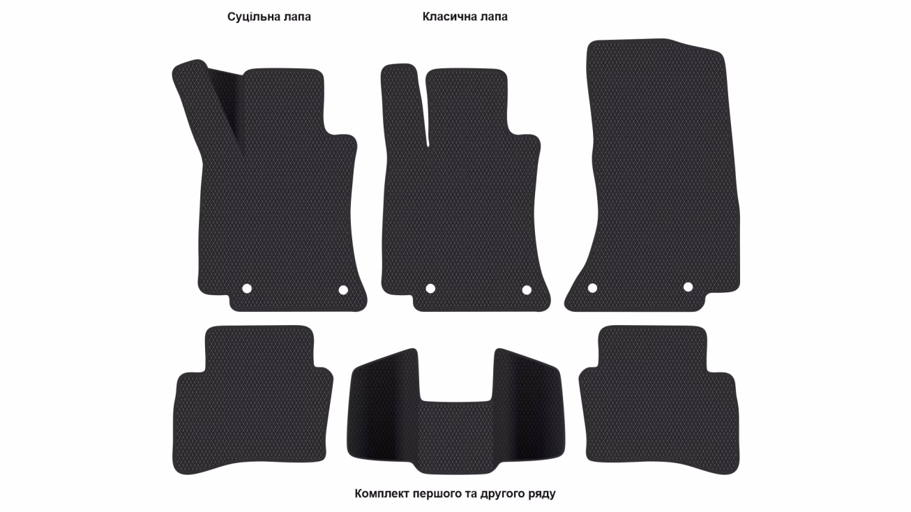 Interior mats for the Mercedes-Benz S214 E-Class 2023-… VI generation EU Universal Plug in Hybrid - Фото 2