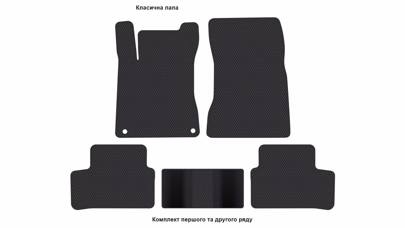 Interior mats for the Mercedes-Benz X118 CLA-Class 2019-2025 II generation EU Universal - Фото 2