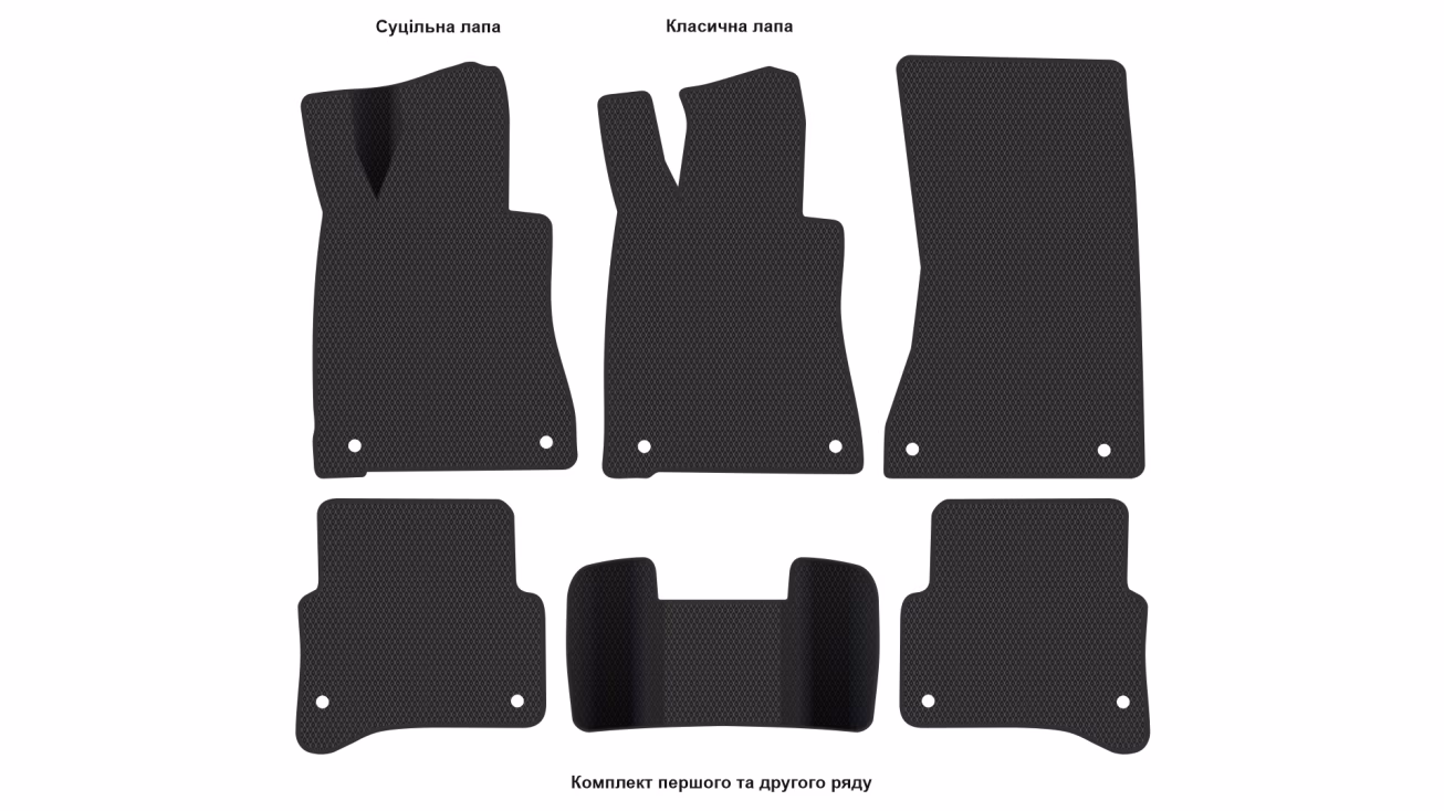 Interior mats for the Mercedes-Benz W223 S-Class 2020-… VII generation EU Sedan Short - Фото 2