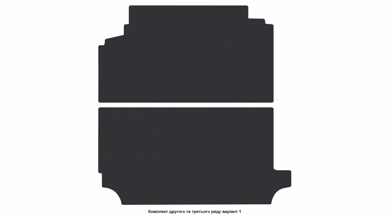 Interior mats for the Mercedes-Benz EQV/(W447) Vito V-Class 2014-… III generation EU VAN 4-door 2-seater Long - Фото 4