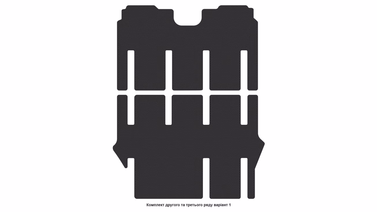 Interior mats for the Mercedes-Benz W639 V-Class Viano/Vito 2003-2014 II generation EU VAN 5-door 7-seater - Фото 3