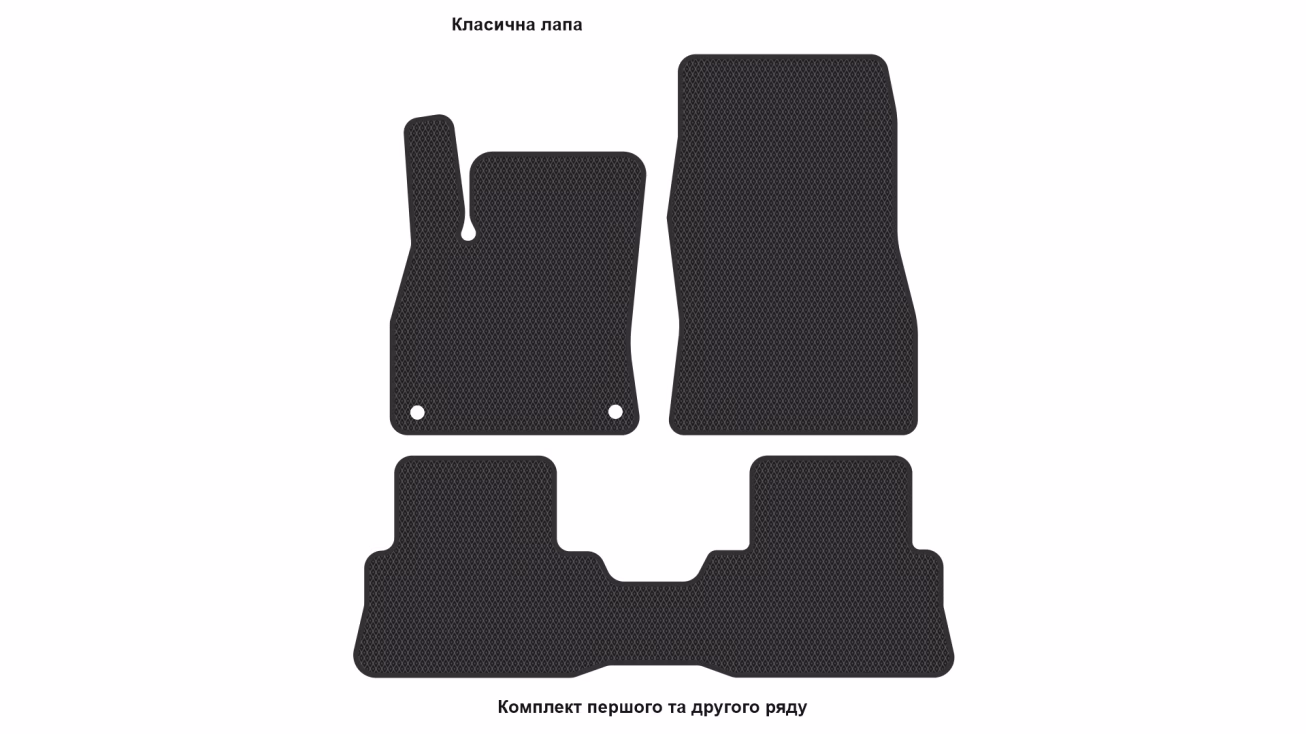 Interior mats for the Mercedes-Benz C174 CLA-Class 2025-… III generation EU Sedan Electro - Фото 2