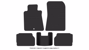Interior mats for the Mercedes-Benz W140 (C140) S-Class 1991-1998 III generation EU Coupe - Фото 3