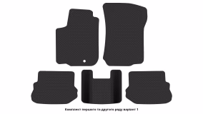 Interior mats for the Mercedes-Benz W140 (C140) S-Class 1991-1998 III generation EU Coupe - Фото 4