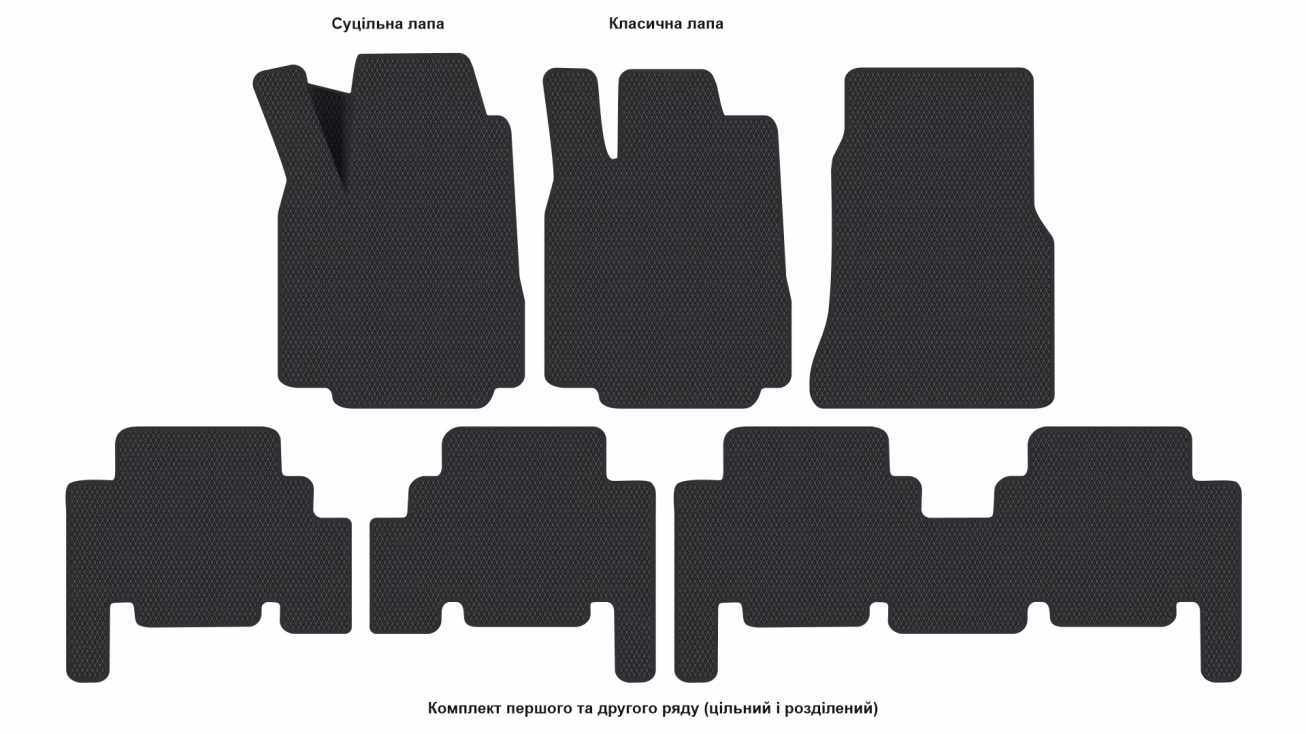 Interior mats for the Mercedes-Benz W168/A160 A-Class 1997-2004 I generation EU Hatchback Short - Фото 2