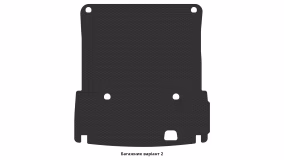 Interior mats for the Mercedes-Benz X166 GL-Class 2012-2015 II generation EU Crossover pre-restyling 7-seater - Фото 4