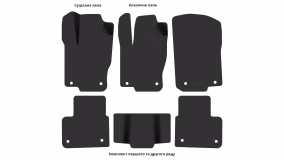 Interior mats for the Mercedes-Benz X166 GL-Class 2012-2015 II generation EU Crossover pre-restyling 7-seater - Фото 7